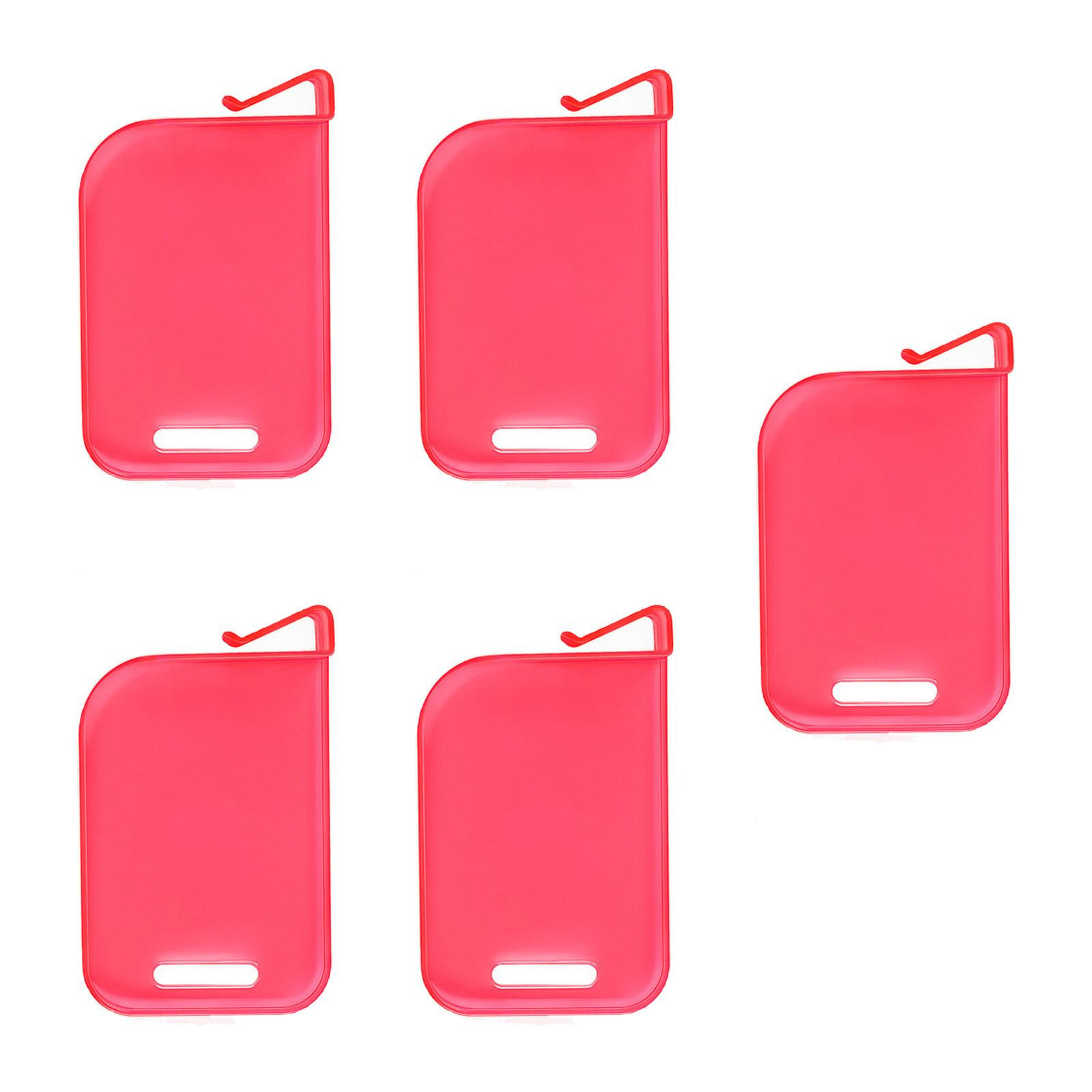 

5 шт. пластиковая перегородка для коробки для торговых карт, зажим для хранения карт, разделительная доска для карт, разделительная доска, простая в установке