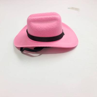 Pet Cowboy Costume Cosplay Cap Halloween Costumes for Dogs Cat Pet Party Decoration Mini Cowboy Hat