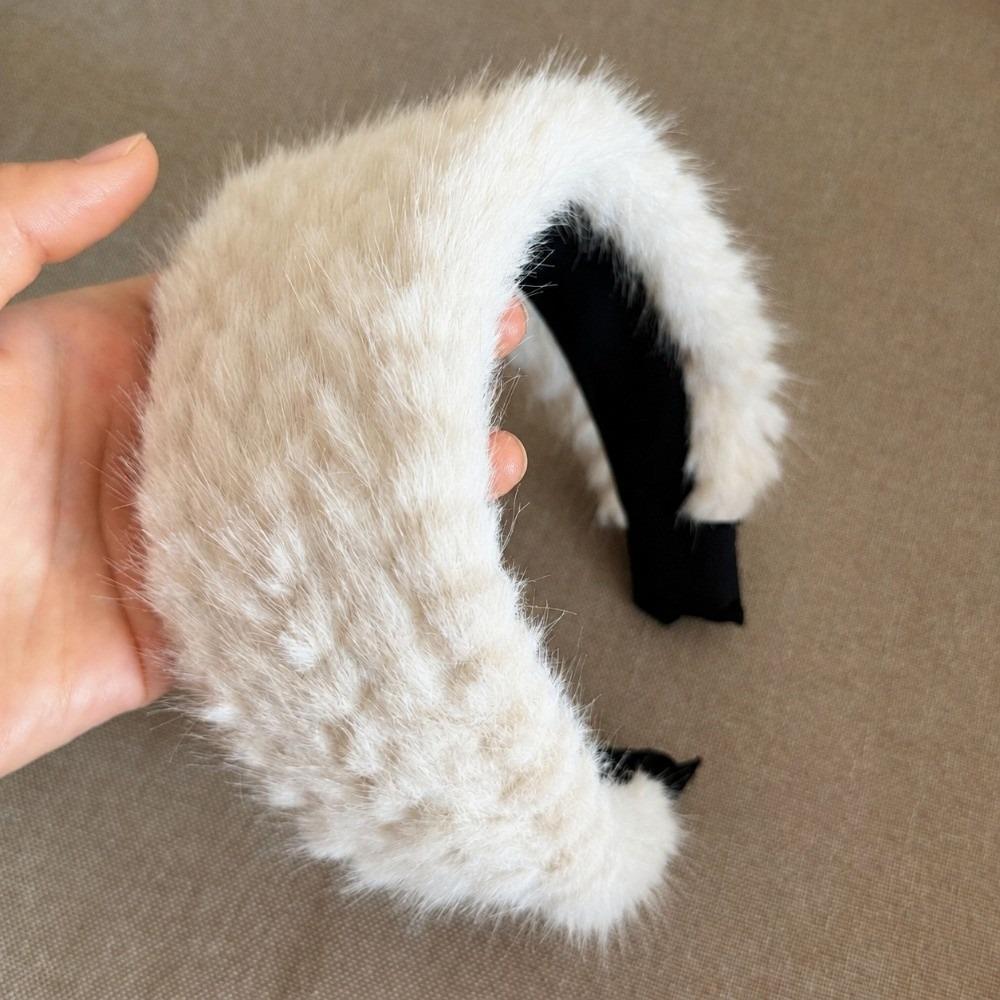 Wide Edge Plush Hairband Weaving Texture Head Wraps High Quaity Women's Headband Hair Accessories