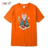 Mens High Quality 100 Cotton Funny Anime Tshirt Printing Summer T Shirt Casual Loose Male Crewneck for Men Tshirt Male Tee