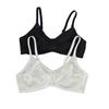 European and American Large Size Thin Lace Large Chest Gathered Without Steel Ring Large Size Bra Cover Underwear