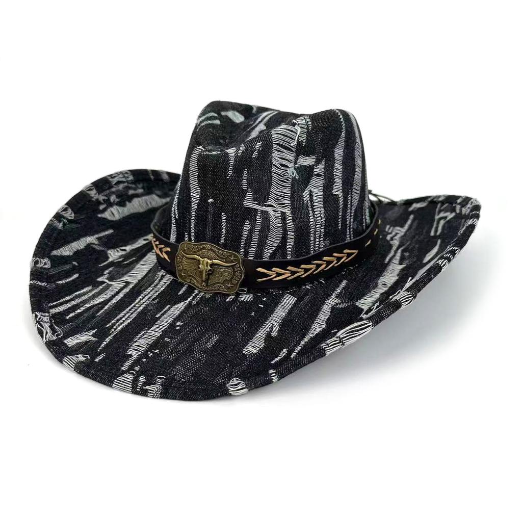 TEMU Hot Sale Western Cowboy Hat British Style Jazz Hat Fashion Personality Accessories Top Hat