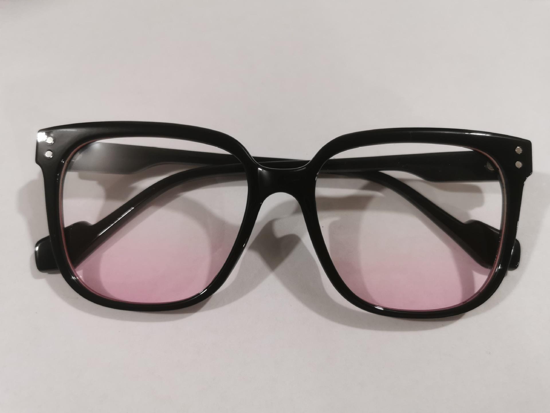 

Glasses Dion Same Retro Large Frame Myopia Glasses Frame Fashionable Anti-Blue Flat Mirror Trend blue light blocking