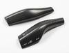 2Pcs Real Carbon Fiber Steering Wheel Whift Protection Cover  For Tesla Model 3 Y Car Column Shift Knob Cover Decor Accessories