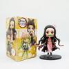 Big Head Style Demon Slayer Kimetsu No Yaiba Anime Figurines PVC Dolls Desktop Decoration Model Toys Festival Gifts Box