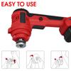1580W 7500 mAh Electric Polishing Cutting Power Tool 6 Gears Adjustable Angle Grinder For 18V Battery