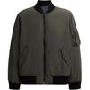 FW24 Knitted Ribbed Reversible Jacket Men Jacket Charcoal-Gray CT734-TQE