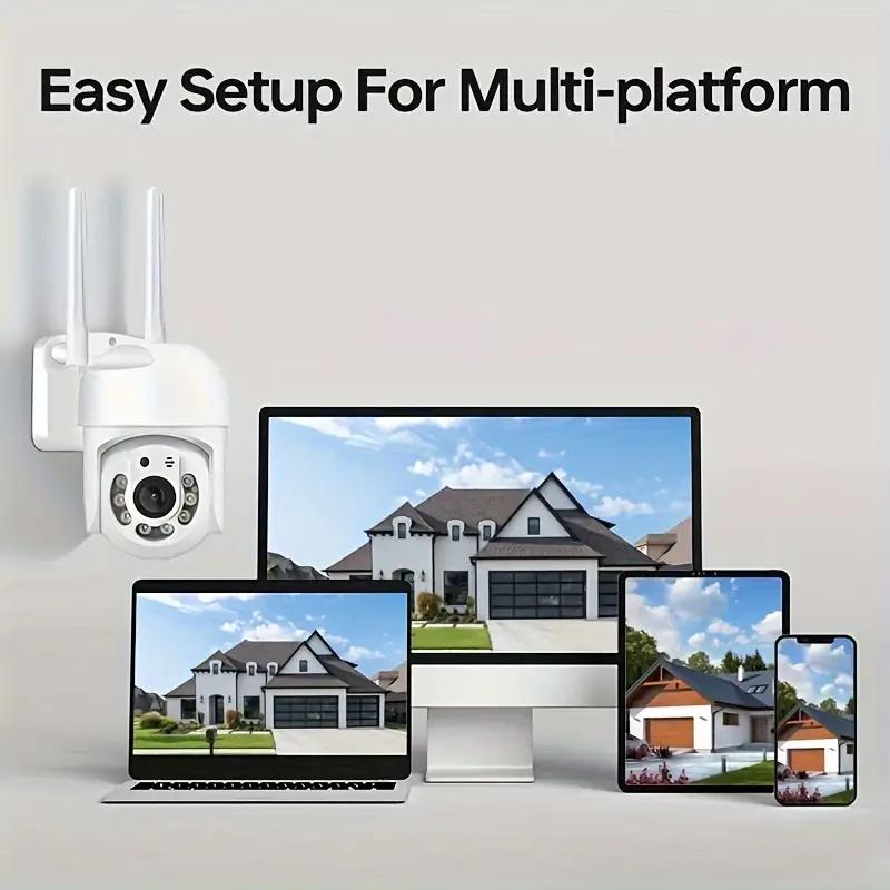 3MP 4K IP Camera 3MP Speed Dome Auto Tracking PTZ Camera Smart Home Outdoor Wireless WIFI Camera Surveillance Monitor