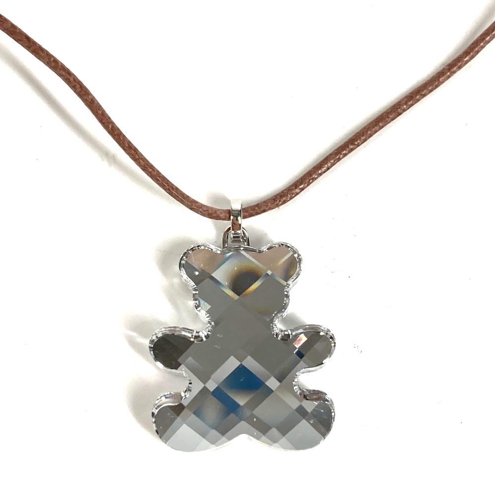SWAROVSKI 878446 Accessories Teddy Mini Pendant Teddy Bear Necklace