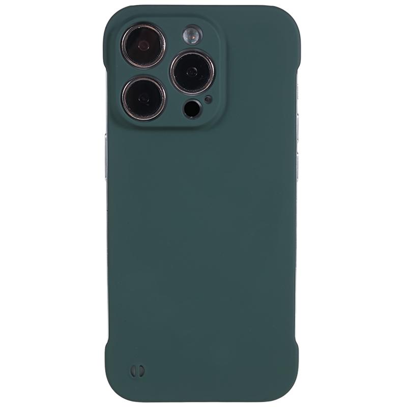 For iPhone 15 Pro Frameless Case Hard PC Slim Minimalist Phone Cover Skin-Touch