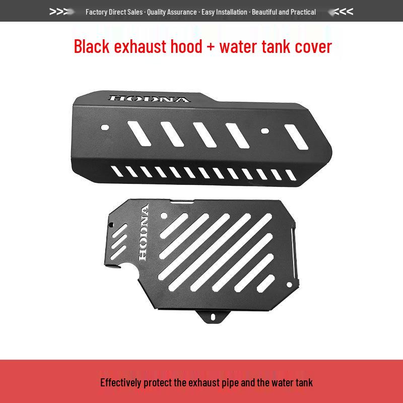 Compatible Accessories for Honda NS150XC: Front & Rear Bumpers, Exhaust & Radiator Covers
