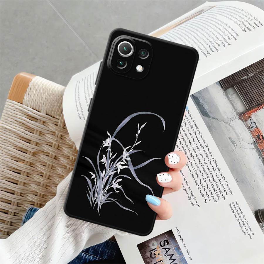 

Case for Xiaomi Mi 13 Lite 10T 15 Pro 11T 14 12 12T Pro 12X 11 Funda Phone Cover Lily Orchid Flower Print Xiaomi 12X