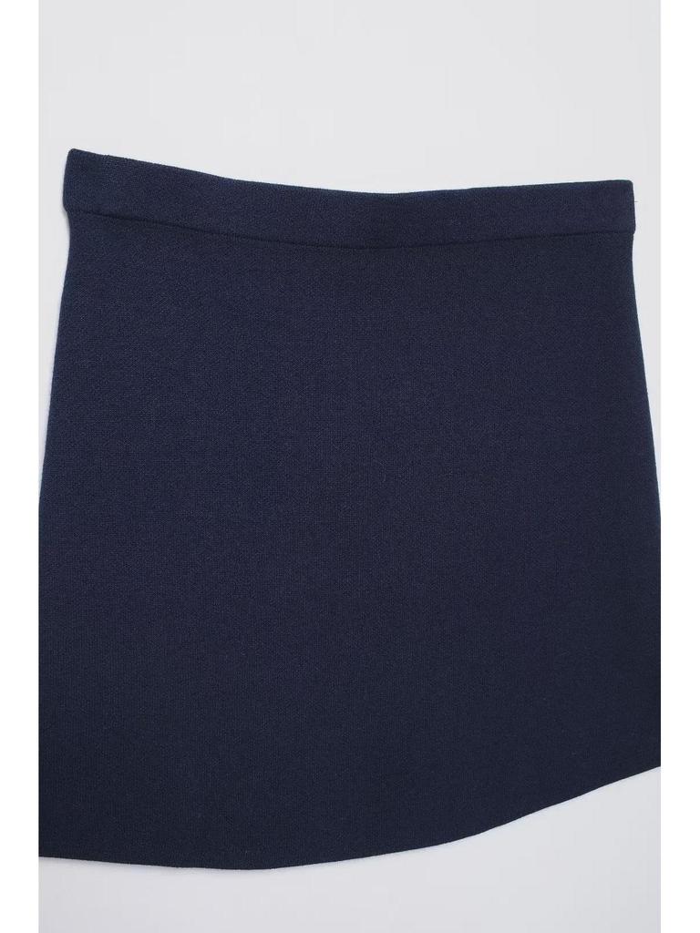 European and American Style Women's Knit Cardigan and Skirt Set