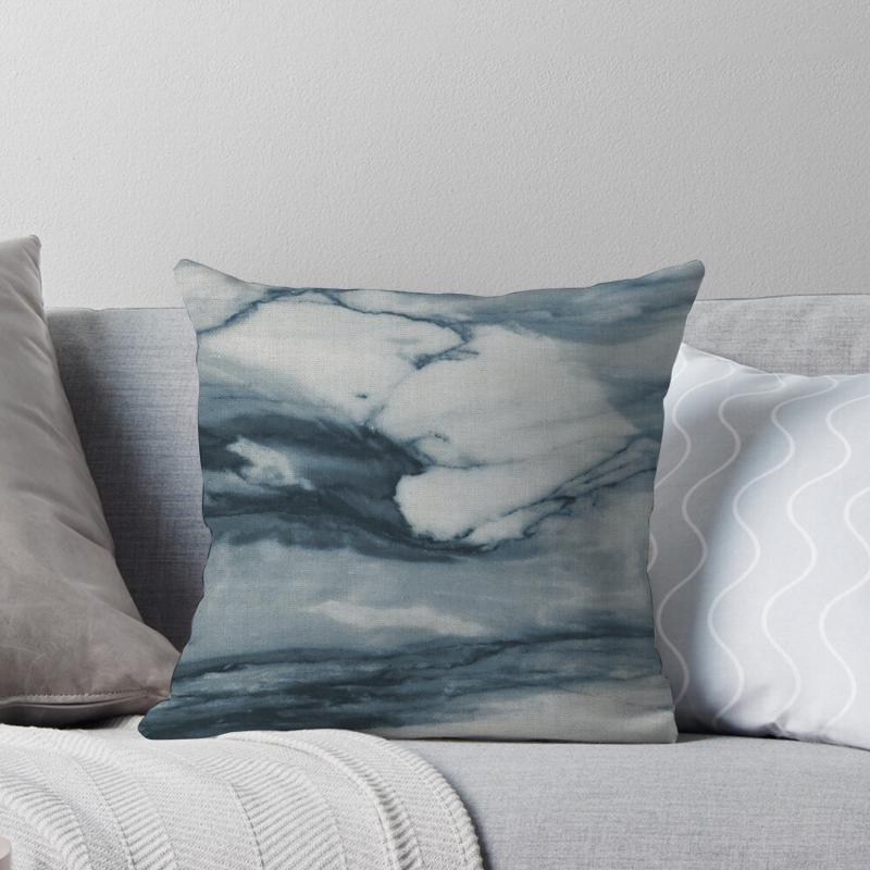 Home Decor Marble & Geode Patterned Decorative Pillow Covers Pattern Cushion Cover Suitable For Sofa Bedroom Car Pillow Cover