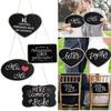 Rustic Wedding Wooden Blackboard Mr Mrs Bridal Shower Decoration Photobooth Birthday Party DIY Home Decor Sign Message Board