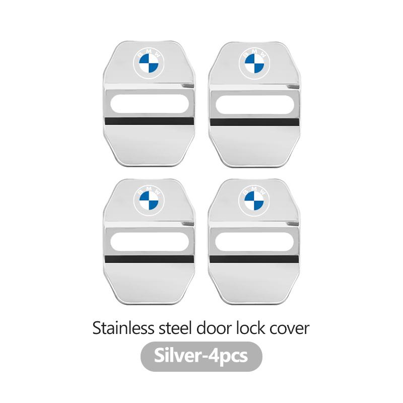 

For BMW 4Pcs Car Door Lock Covers Auto Decorative Accessories M 1 3 4 5 6 7 Series X1 X3 X4 X5 G20 G38 F48 E36 E39