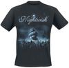 Nightwish Hajó a Vízesésen Nyomtatott Pamut Póló Férfi Női Szimfonikus Metál Zenekar Uniszex Rövid Ujjú Póló