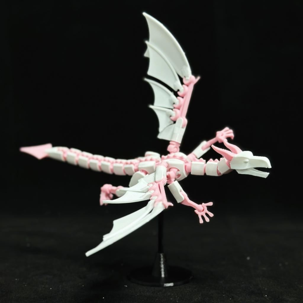 3D Printed Three Head Flying Dragon / Fire Dragon T13 Action Figures Multi-Jointed Movable Robot Nova 13 DIY Mannequin Toys