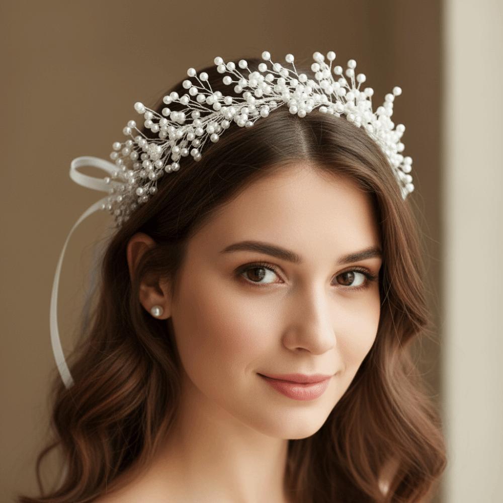 Headwear Pearl Hair Vine Jewelry Gift Wedding Headband Fashion Hair Bands Wedding