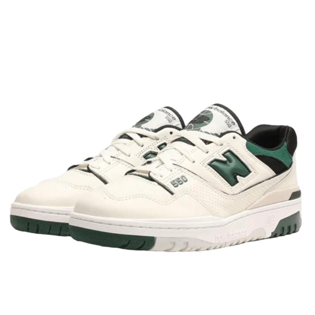 New Balance 550 Sea Salt Pine Green