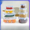 Thickened Stackable Fresh-keeping Box Transparent Plastic Refrigerator Storage Box Microwave-safe Frozen Food Sealed Box
