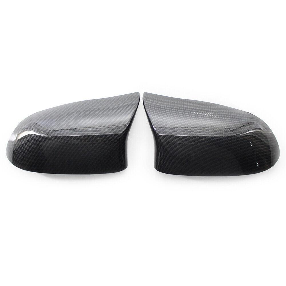 

Для BMW X5 F15 X6 F16 2014-2018 Пара Крышка зеркала заднего вида Накладка на боковое зеркало двери автомобиля Крышка крыла Замена 51167365113 A-Carbon Fiber