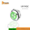 Lanbo Metal Tactile Push Button Switch, 16-22mm, High Current, Momentary, IP67, Lighted Reset.