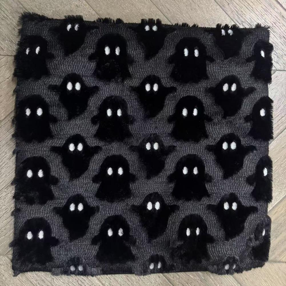 Easy To Use Pillow Cover Soft Plush Pillowcase Spooky Halloween Pillow Cover Set Ghost Bat Plush Throw Pillow for Home for Room