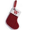 Thick Knitted Holiday Alphabets Bags Multiuse Christmas Decorations And Present Holders