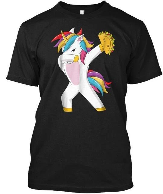Taco Unicorn Dabbing Dab Funny Cin T-shirt Made in the USA Size S to 5XL M
