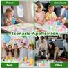 100Pcs  Blind Bag Squishy Mini Toy Set, Soft Squeeze Fidget Animal Figures Bulk, Mini Surprise Toys, Sensory Stress Reli