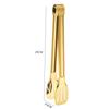 30-Styles Gold BBQ Food Tongs Steak Clip Stainless Steel Hollow Cake Bread Grill Clamp Cooking Utensils Kitchen Accessories