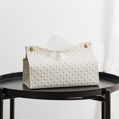 Household PU Leather Tissue Box Nordic Simple Paper Box