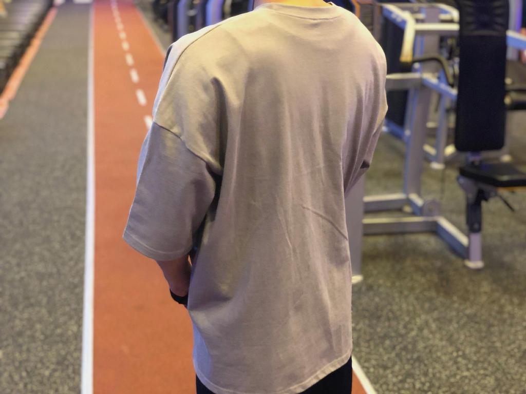 Muscle Fitness Slim Fit Breathable Mid-Sleeve T-Shirt for Running & Training