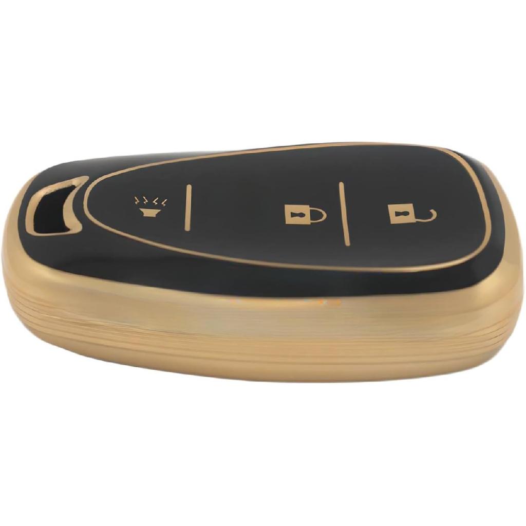 3 Button TPU Key Fob Shell Cover for 2016- Chevy Spark Traverse Equinox Trailblazer Trax