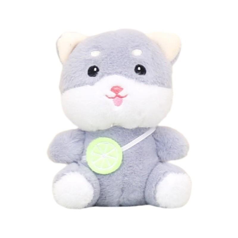 Adorable Plush Dog Keychain Cute Animal Stuffed Toy For Couples And Bags