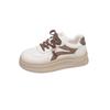 Leather Platform White Shoes Children's Autumn New Versatile Student Board Shoes Fashion Casual Sports Women's Shoes