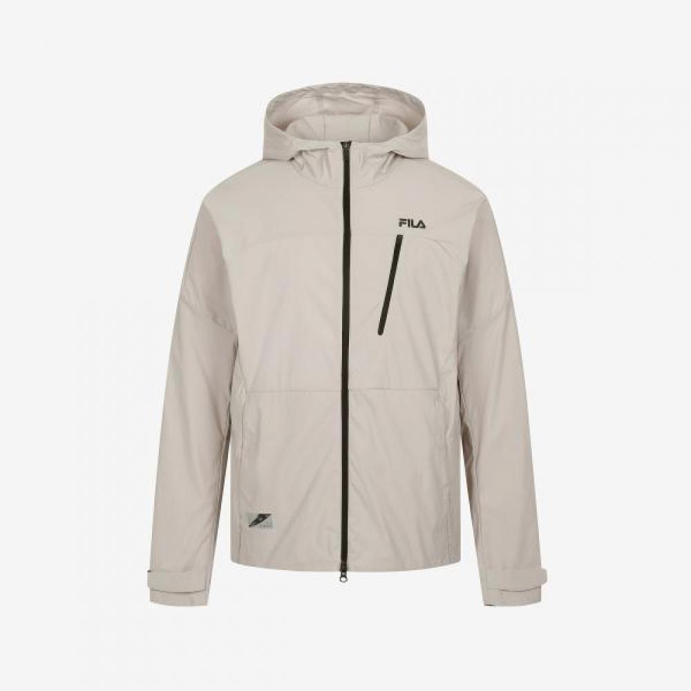 

Fila Embossed Lightweight Hooded Windbreaker TAUPEBEIGE/W90