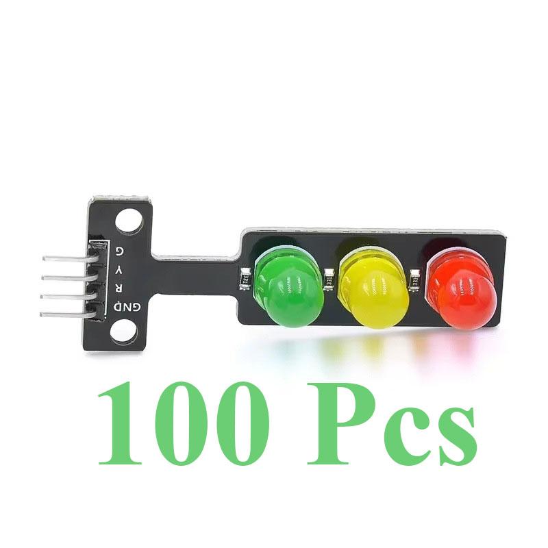 5~100Pcs LED Traffic Light Module 5V Light Emitting Module Electronic Learning Building Block Programming Single Control Board