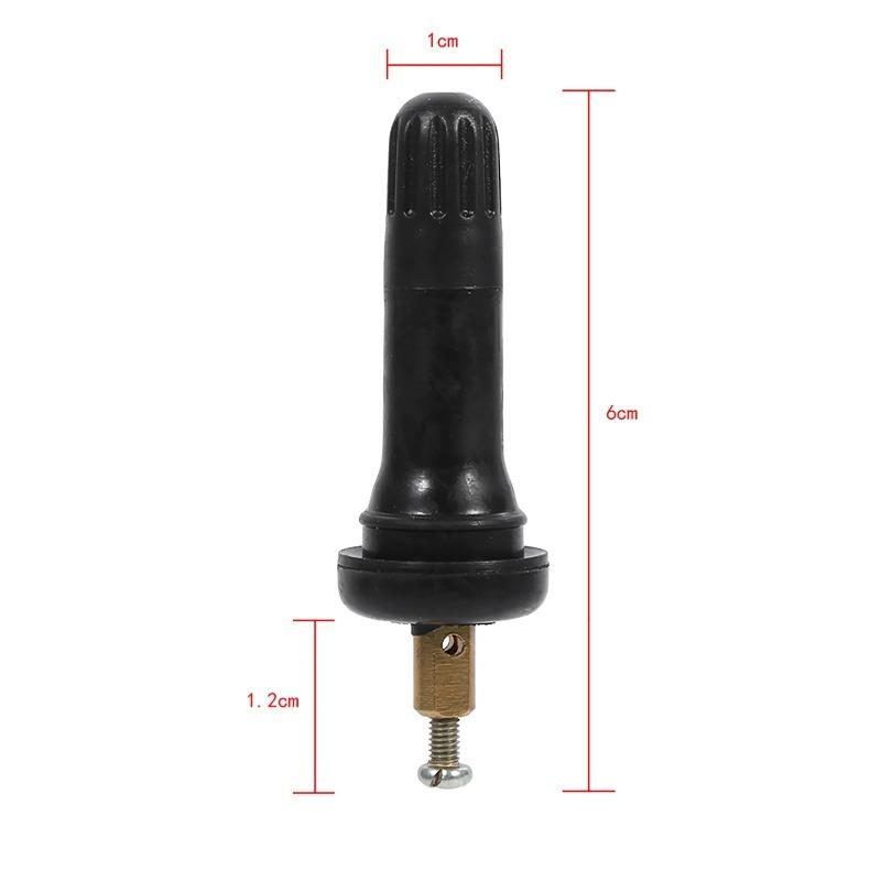 4 piezas de sistema de monitoreo de presión de neumáticos TPMS, vástagos de válvula de neumático a presión antiexplosión