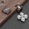Cross Hidden-Hinges Plastic Iron Folding Door Table And Chair Cross Hinge Plastic Concealed Hinge Furniture Hardware Accessories