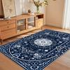 Medallion Persian Area Rug for Living Room Bedroom Traditional Oriental Floral Home Decor Soft Non Slip Washable Floor Mat