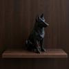 Xiaobudian 3D Printed Geometric Shepherd Dog Ornament, Minimalist Sculpture for Nordic Light Luxury Home Decor, Entry Desk TV Cabinet Accent Gift