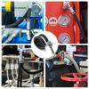 60Pcs Cable Clamps Assortment for Pipe and Wire Installation Rubber Cushioned Stainlesses Steel Clip with Screws