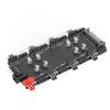 12V 4PIN ARGB and PWM Hub 8 Channel PC Fan PWM HUB Expand Motherboard Fan ARGB Interfaces with for SATA Power Supply