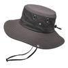 Cappello da pescatore Panama da uomo Cappello estivo in maglia traspirante Cappellino da sole Escursione di campeggio Cappelli con visiera anti-UV Cappello da cowboy a tesa corta Nuovo