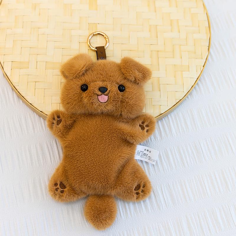 Cute Little Wolf Plush Pendant & Hand Warmer Toy