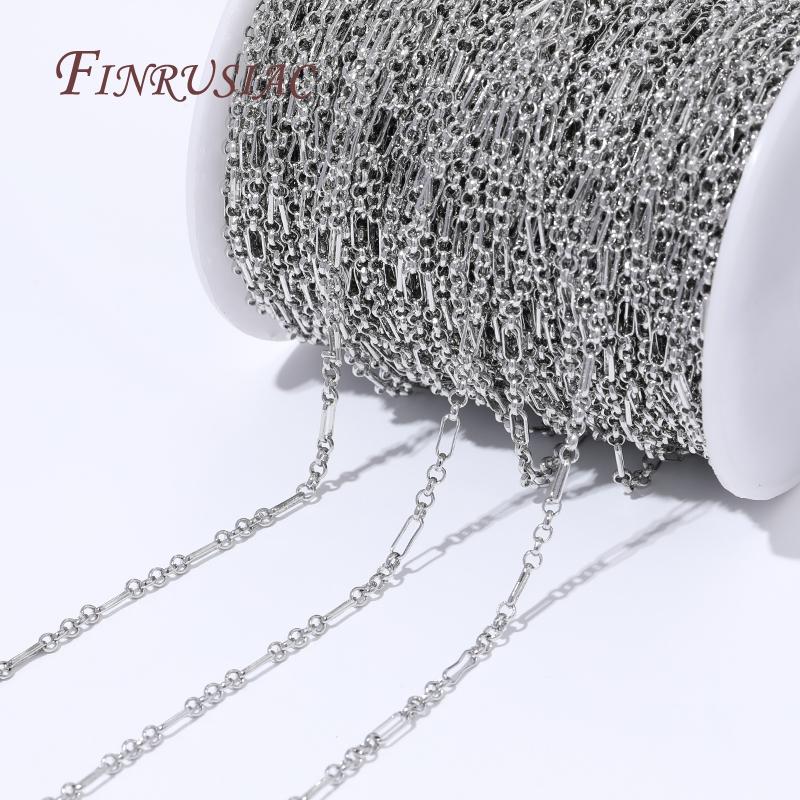 18K Gold Plated Rectangle Chains For Necklaces Bracelets DIY Jewelry Making Supplies,Decorative Needlework Chain Fittings
