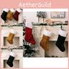 Luxurious Plush Christmas Stockings With Brilliant Sequins In Classic Red Green And Gold For Holiday Cheer