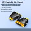 Shan Ze DVI to HDMI Female Adapter: High-Definition Display Converter for Graphics Card Interface Extension